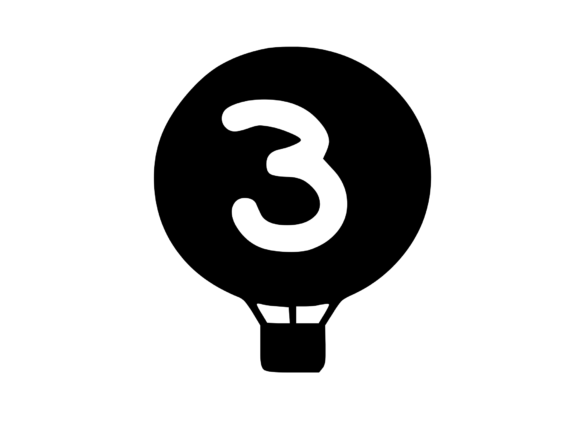 Hot Air Balloon with Mono 3