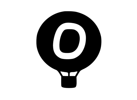 Hot Air Balloon with Mono O
