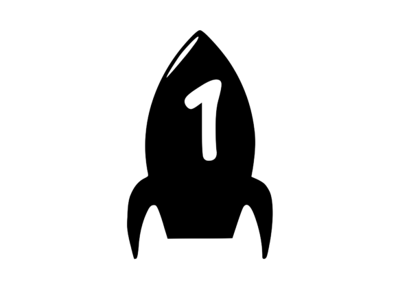 Space Rocket with Playful Mono 1
