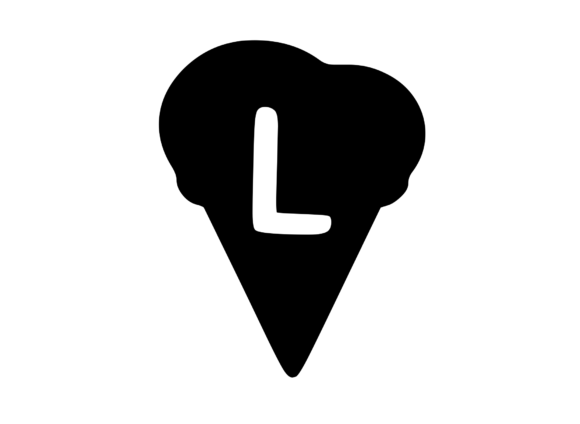 Yummy Ice Cream Cone with Mono L